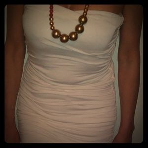 White Sleeveless Dress